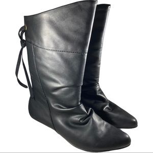 New NIB Bakers Hamilton vegan black pirate boots